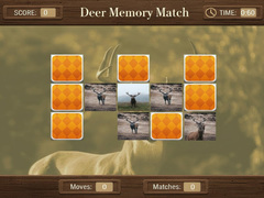Žaidimas Deer Memory Match