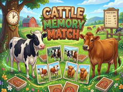 Žaidimas Cattle Memory Match