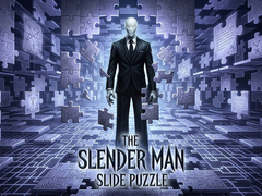 Žaidimas The Slender Man Slide puzzle