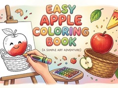 Žaidimas Easy Apple Coloring Book