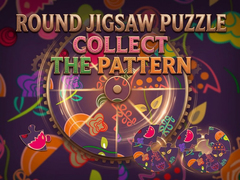 Žaidimas Round jigsaw Puzzle - Collect the Pattern