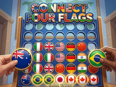 Žaidimas Connect Four Flags