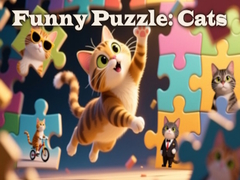 Žaidimas Funny Puzzle: Cats