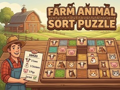 Žaidimas Farm Animal Sort Puzzle