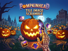 Žaidimas Pumpkinhead Tile Image Scramble
