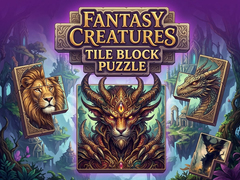 Žaidimas Fantasy Creatures Tile Block Puzzle