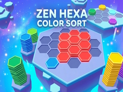 Žaidimas Zen Hexa Color Sort