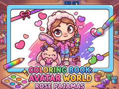 Žaidimas Coloring Book: Avatar World Rose Pajamas