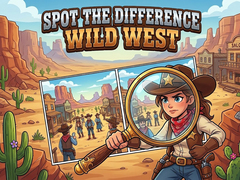 Žaidimas Spot the Difference: Wild West
