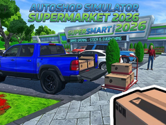 Žaidimas AutoShop Simulator: Supermarket 2026