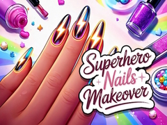 Žaidimas Superhero Nails Makeover