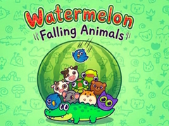 Žaidimas Watermelon Falling Animals