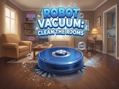 Žaidimas Robot Vacuum: Clean the Rooms