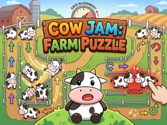 Žaidimas Cow Jam Farm Puzzle