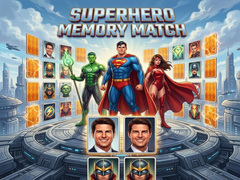 Žaidimas Superhero Memory Match