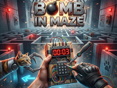 Žaidimas Bomb in Maze