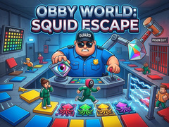 Žaidimas Obby World Squid Escape