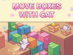 Žaidimas Move Boxes with Cat