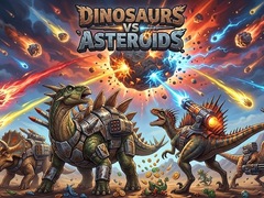 Žaidimas Dinosaurs vs Asteroids