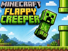 Žaidimas Minecraft Flappy Creeper