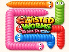 Žaidimas Twisted worms Brain Puzzle