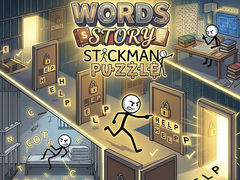 Žaidimas Words Story Stickman Puzzle