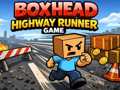 Žaidimas Boxhead Highway Runner Game