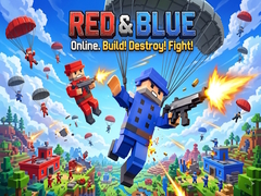 Žaidimas Red & Blue: Online. Build! Destroy! Fight!