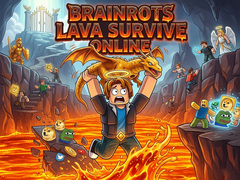 Žaidimas Brainrots Lava Survive Online