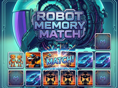 Žaidimas Robot Memory Match