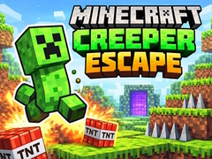 Žaidimas Minecraft Creeper Escape