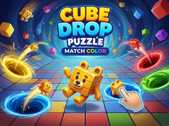 Žaidimas Cube Drop Puzzle: Match Color