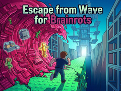Žaidimas Escape from Wave for Brainrots