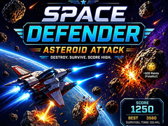 Žaidimas Space Defender: Asteroid Attack