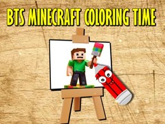 Žaidimas BTS Minecraft Coloring Time