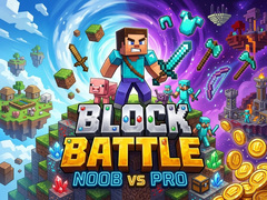 Žaidimas Block Battle - Noob vs Pro