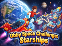 Žaidimas Obby Space Challenge: Starships