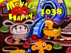 Žaidimas Monkey Go Happy Stage 1038