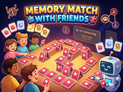 Žaidimas Memory Match with Friends