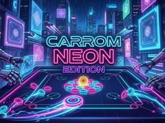 Žaidimas Carrom Neon Edition