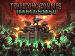 Žaidimas Terrifying Zombies Tower Defense II