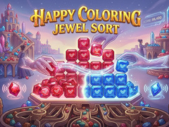 Žaidimas Happy Coloring Jewel Sort