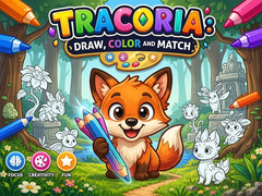 Žaidimas Tracoria: Draw, Color & Match