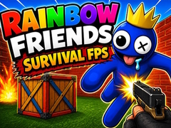 Žaidimas Rainbow Friends Survival FPS