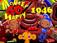 Žaidimas Monkey Go Happy Stage 1046