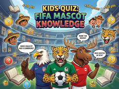 Žaidimas Kids Quiz: FIFA Mascot Knowledge