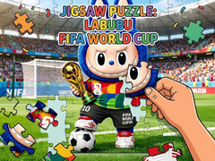 Žaidimas Jigsaw Puzzle: Labubu FIFA World Cup