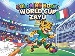 Žaidimas Coloring Book: World Cup Zayu