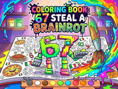 Žaidimas Coloring Book: 67 Steal A Brainrot
