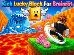 Žaidimas Kick Lucky Block For Brainrot